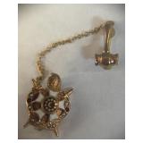 10K Gold Masonic Pin 3 Grams