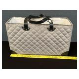 Gray Shopping Bag With Handles