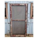 Large Antique Wood Screen