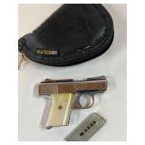 Pearl Handle Chrome Platted 25 Caliber Raven Arms