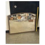Large Wood Framed Mirror