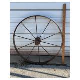 Primitive Iron Wagon Wheels