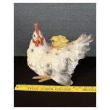 Vintage Hen W/ Chick Figurine