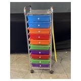 10 Drawer Organizer on Wheels