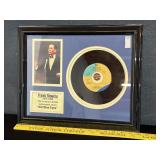 Framed Old Blue Eyes Frank Sinatra Record