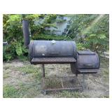Large Heavy Iron Smoker Grill