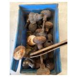 Lot of Antique Metal Brass Door Knobs