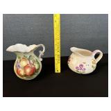 Hand Painted Pitchers Orleans & Portugal