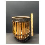 Large Bent Bamboo & Beaded Planter Large Bent Bamboo & Beaded Planter