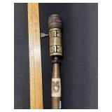 Vintage Tibitan Budhist Crimshaw Prayer Wheel Vintage Tibitan Budhist Crimshaw Prayer Wheel