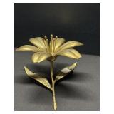 Vintage Brass Flower Ashtray W/ Removable Petals Vintage Brass Flower Ashtray W/ Removable Petals