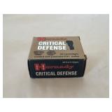 20 Rounds Hornady Bullets .40 Cal 165 Grain 20 Rounds Hornady Bullets .40 Cal 165 Grain