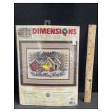 New Dimensions Counted Cross Stitch Bird Houses New Dimensions Counted Cross Stitch Bird Houses