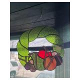 Leaded Stained Glass Fruit Suncatcher Leaded Stained Glass Fruit Suncatcher