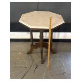 Victorian Marble Top Lamp Table Victorian Marble Top Lamp Table