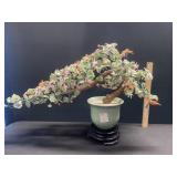Vintage Large Jade Bonsai Tree Vintage Large Jade Bonsai Tree