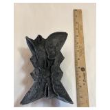 Vintage Hand Carved Wood Printing Stamp Vintage Hand Carved Wood Printing Stamp
