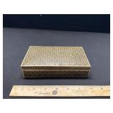 Vintage Geometric Micro Mosaic Trinket Box Vintage Geometric Micro Mosaic Trinket Box