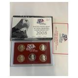 US Silver MInt Proof Set Quarters 2008 US Silver MInt Proof Set Quarters 2008