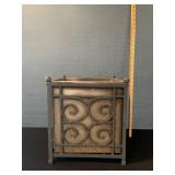Wrought Iron Metal Square Plant Box Wrought Iron Metal Square Plant Box