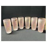 6 Al-Rama Hand Made Satin Glasses Israel 6 Al-Rama Hand Made Satin Glasses Israel