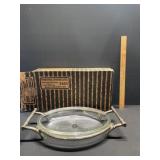Silver Plated Mid Century Bamboo Oval Casserole Silver Plated Mid Century Bamboo Oval Casserole