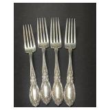 4 King Richard by Towle Sterling Dinner Forks 4 King Richard by Towle Sterling Dinner Forks