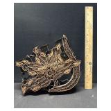 Antique Copper Batik Printing Block Stamp Antique Copper Batik Printing Block Stamp