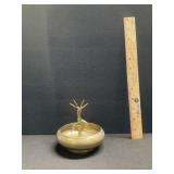 Vintage 2 Crane Figurine Ashtray Vintage 2 Crane Figurine Ashtray