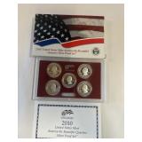 2010 US Mint Quarters Silver Proof Set 2010 US Mint Quarters Silver Proof Set