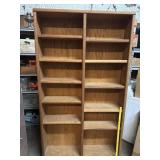 Oak Book Shelf W/ Adjustable Shelves Oak Book Shelf W/ Adjustable Shelves
