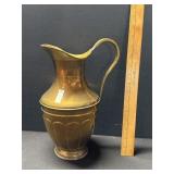 Vintage Large Brass Pitcher Vintage Large Brass Pitcher