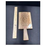 Vintage Wood Chinese Dessert Mold Vintage Wood Chinese Dessert Mold