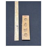 Vintage Wood Chinese Dessert Mold Vintage Wood Chinese Dessert Mold