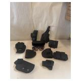 Lot Of Gun Holsters Clips & Shooting Glasses Lot Of Gun Holsters Clips & Shooting Glasses