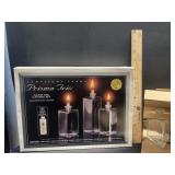 Glass Oil Candle Set In Box Glass Oil Candle Set In Box