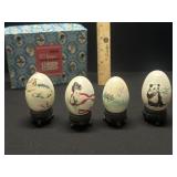 Chinese Vintage Painted Eggshells Chinese Vintage Painted Eggshells