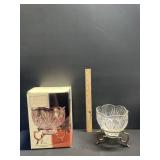 5th Ave. Crystal Bowl W/ Stand In Box 5th Ave. Crystal Bowl W/ Stand In Box