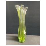 Vintage Hand Blown Groovy Stretch Vase Vintage Hand Blown Groovy Stretch Vase