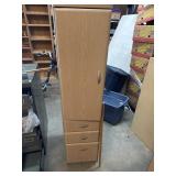 Tall Storage Cabinet W/ 3 Drawers & Shelves Tall Storage Cabinet W/ 3 Drawers & Shelves