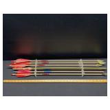 Box Of Hunting Arrows & Muzzy Broad Head Blades Box Of Hunting Arrows & Muzzy Broad Head Blades