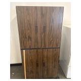 Large Metal Tool & Storage Cabinet On Wheels