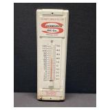 Vintage Metal Advertising Thermometer Scurlock Oil