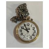 Camero Railroad Pocket Watch Swiss Made Works