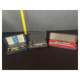 3  Quarter Inch Socket Drive Sets