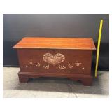 Vintage Lane Hand Painted Cedar Chest