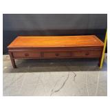 Wood Asian Motiff Coffee Table