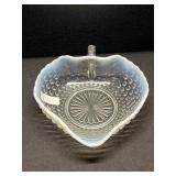 Vintage Fenton Hobnail Nappy Dish