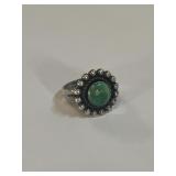 Ladies Sterling Turquoise Ring Size 5