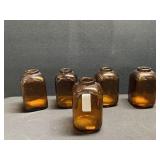 5 Vintage Snuff Bottles